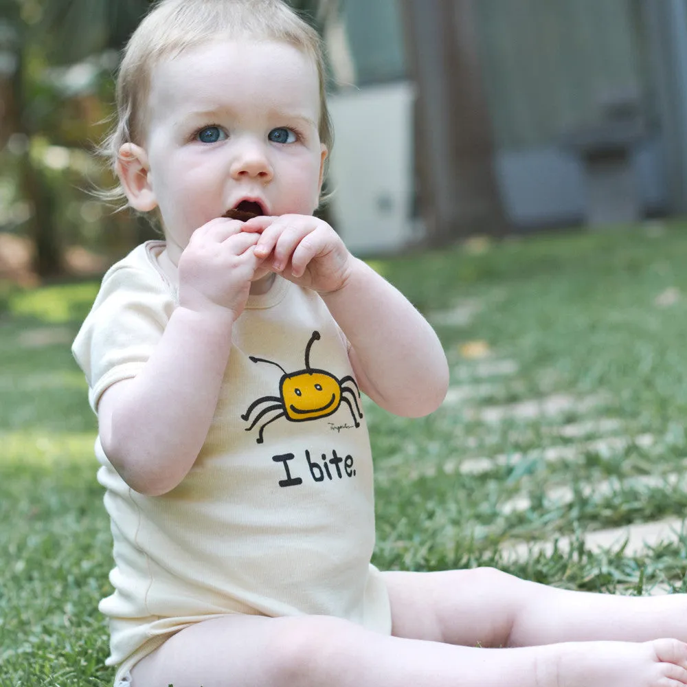 I Bite Organic Onesie