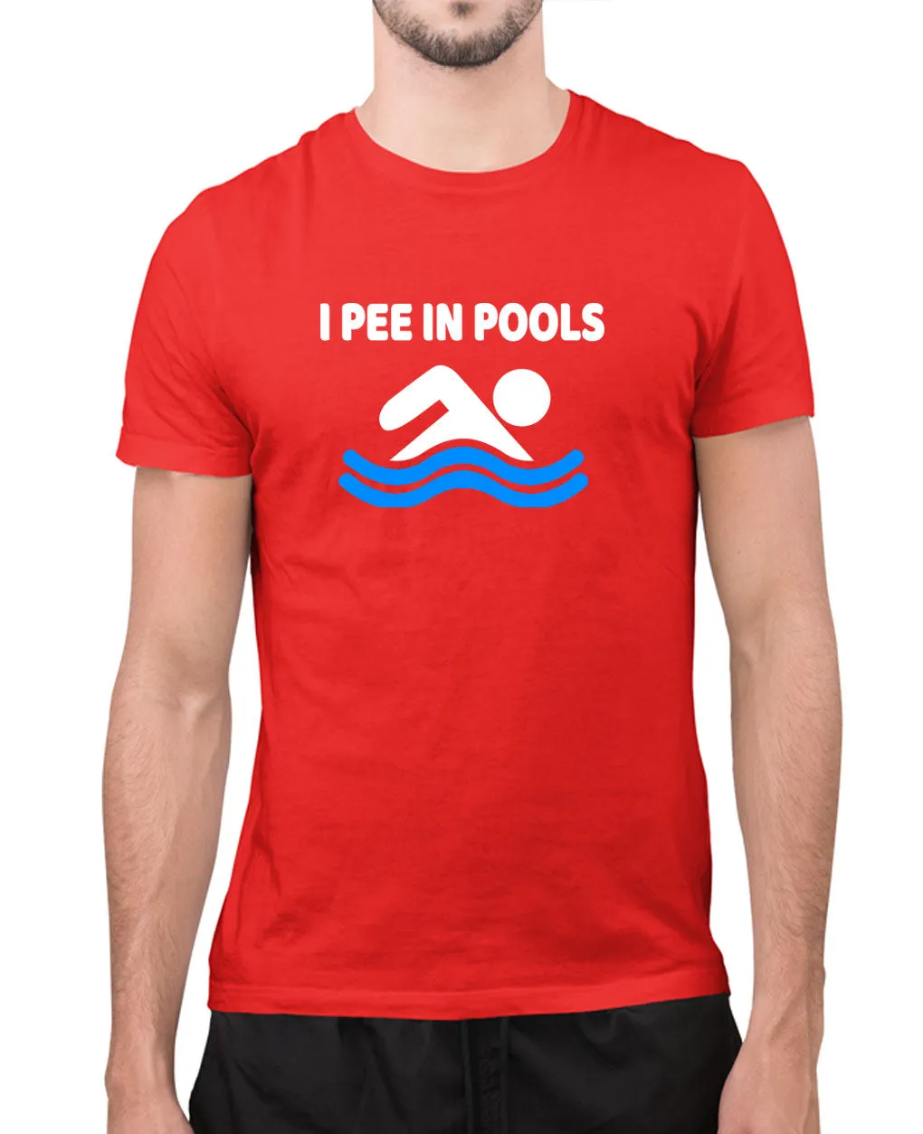 I pee in pools t-shirt, funny novelty t-shirt