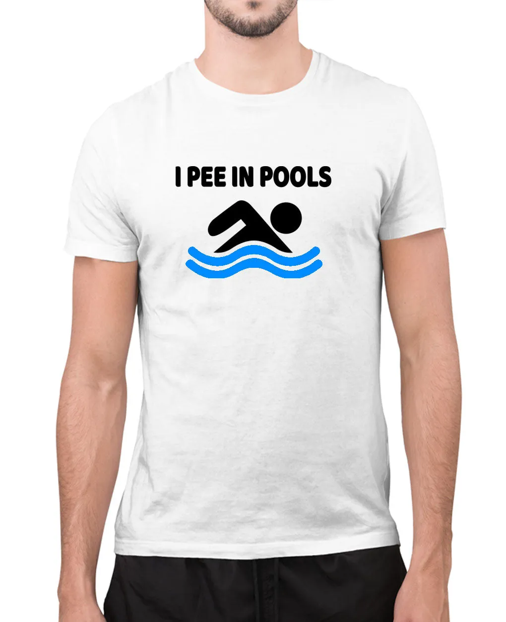 I pee in pools t-shirt, funny novelty t-shirt