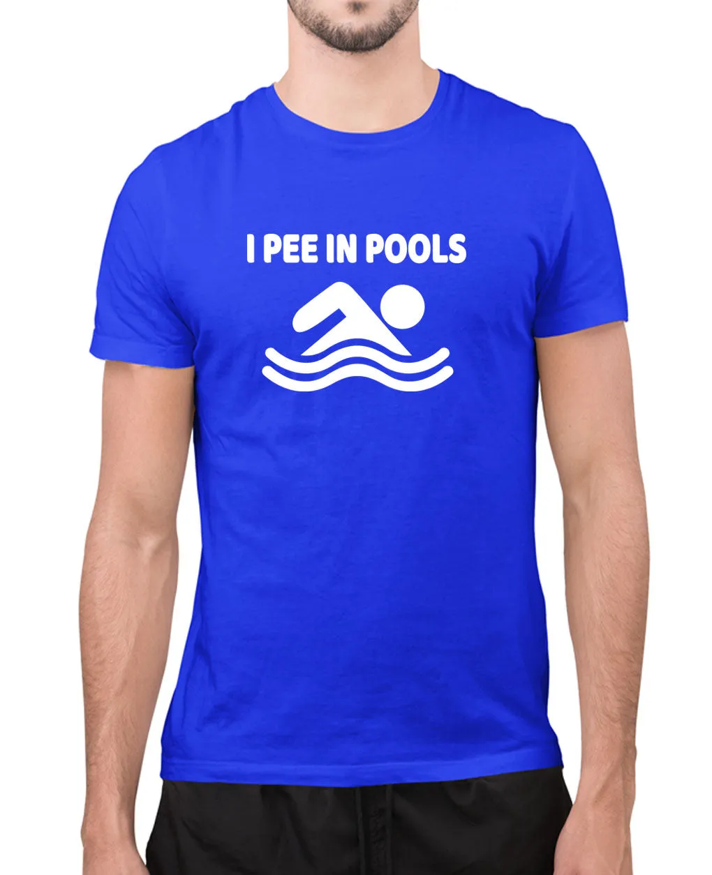 I pee in pools t-shirt, funny novelty t-shirt