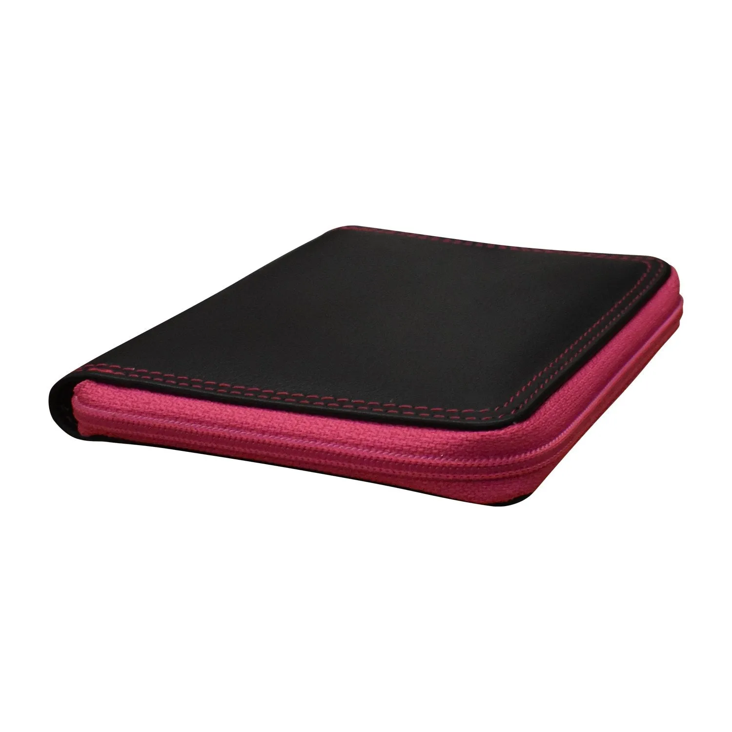 ILI New York RFID Small Multi Color Zip Wallet - Black Brights