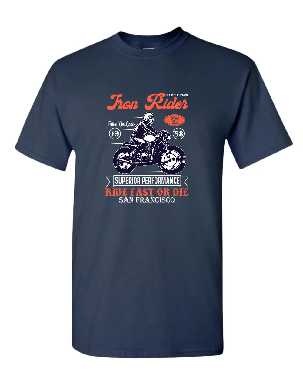 Iron rider ride fast or die t-shirt