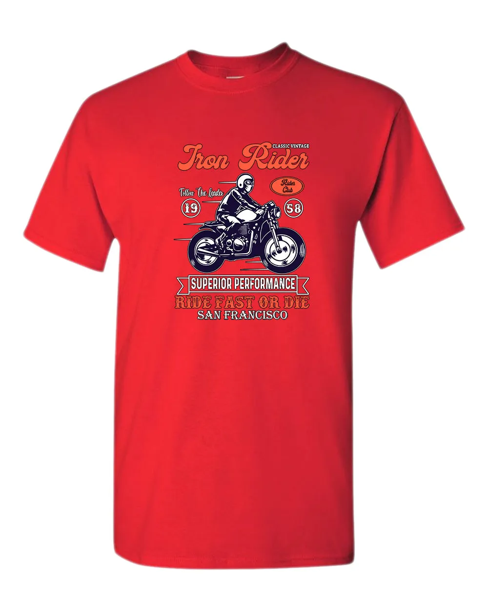 Iron rider ride fast or die t-shirt