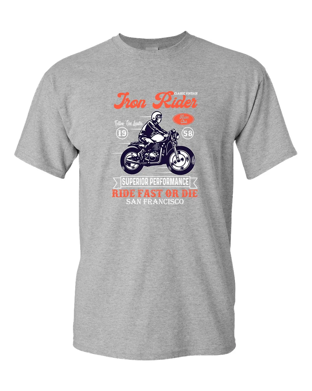 Iron rider ride fast or die t-shirt