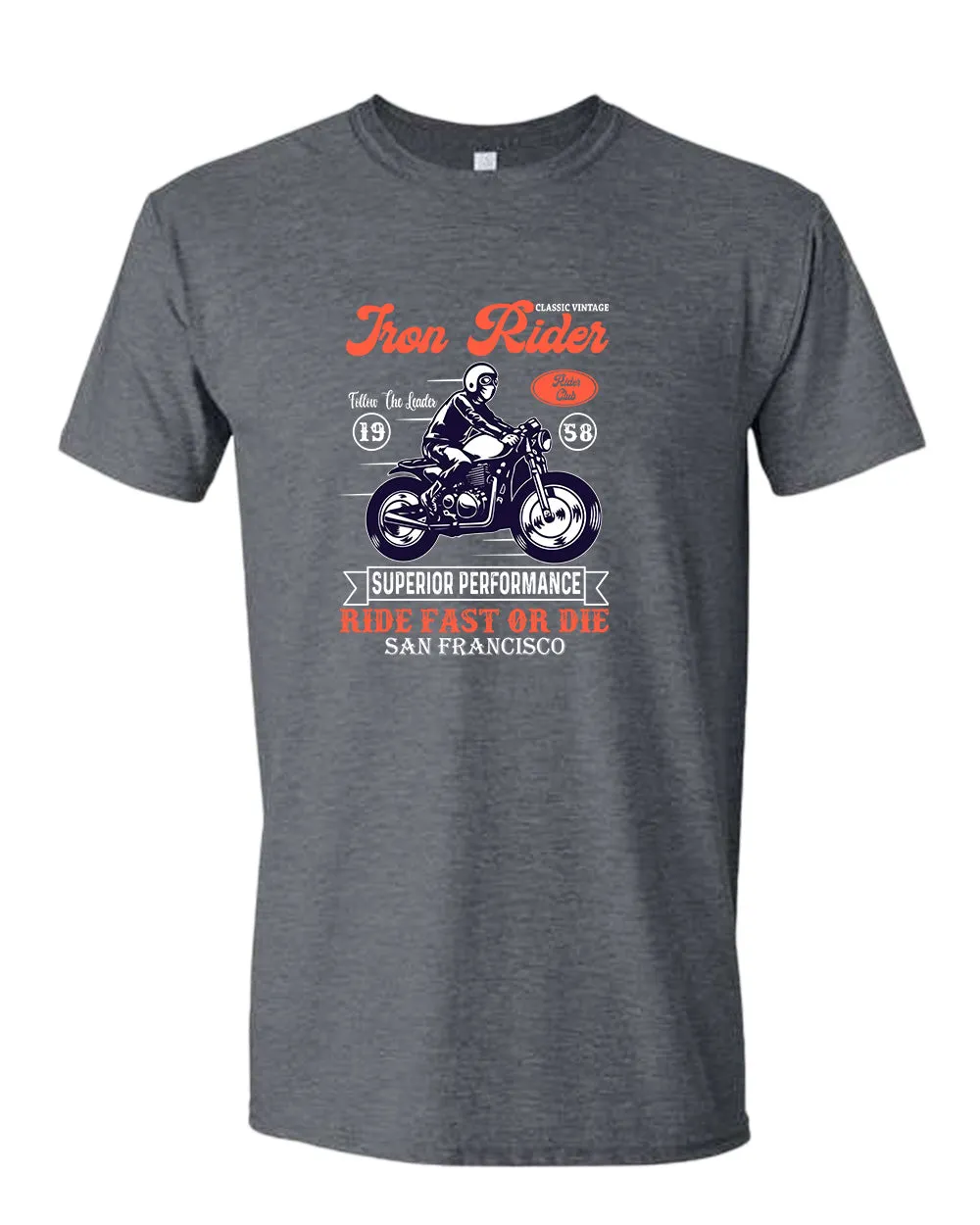 Iron rider ride fast or die t-shirt