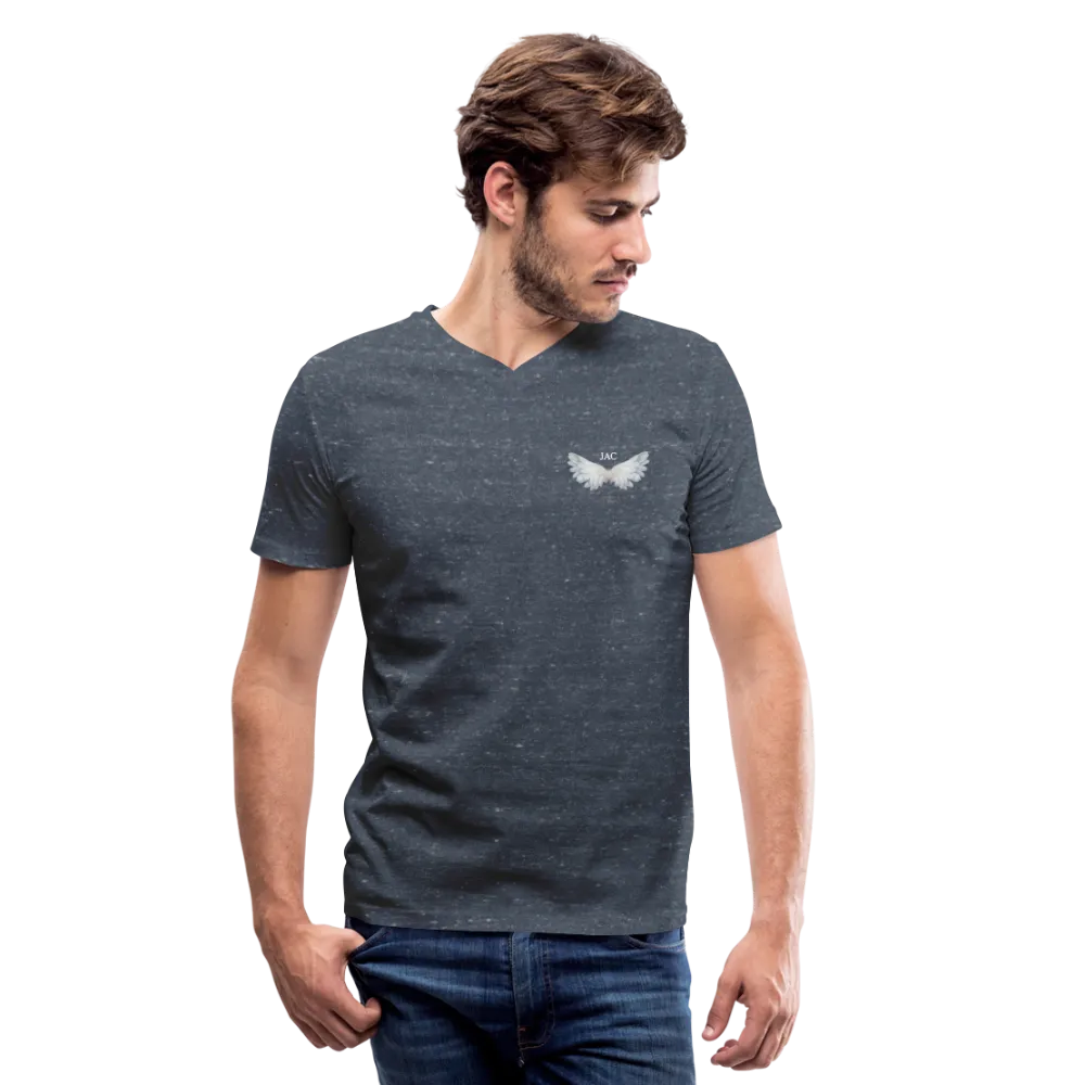 JAC SON AMAZING ANGEL Men's V-Neck T-Shirt