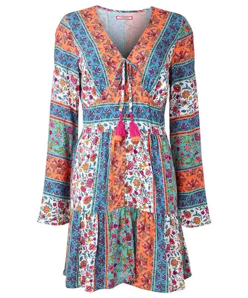 Joe Browns 16 Multi-Coloured Loulou Patchwork Tunic - WG635A