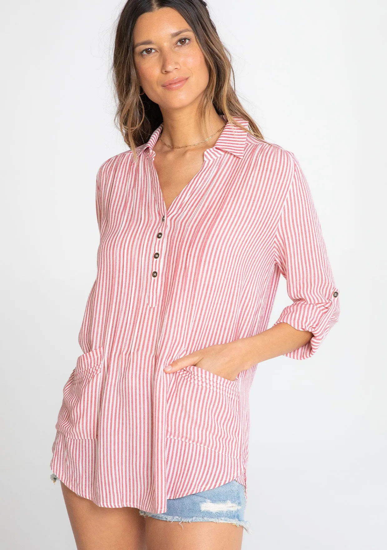Julien Pleated Pocket Shirt