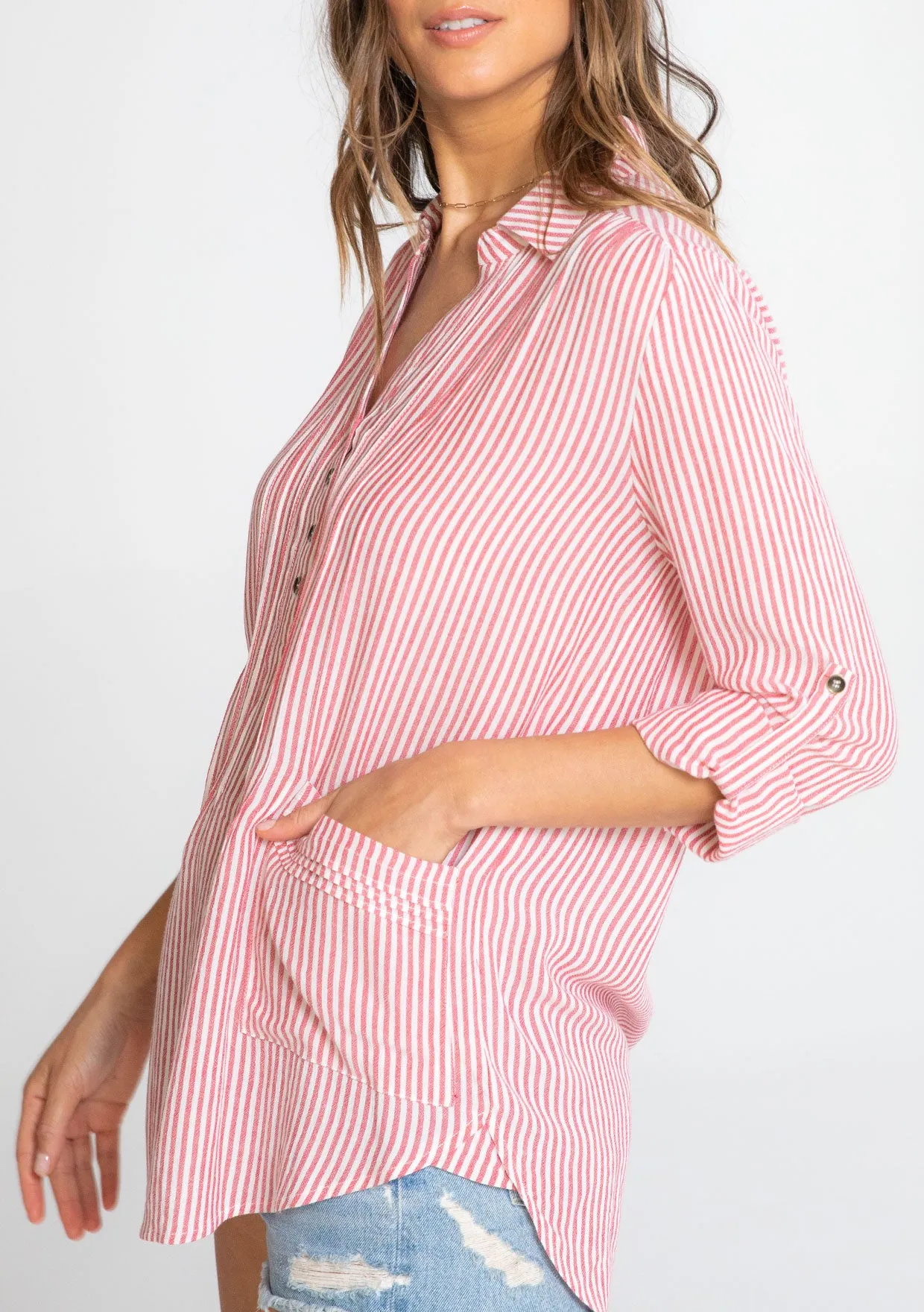 Julien Pleated Pocket Shirt