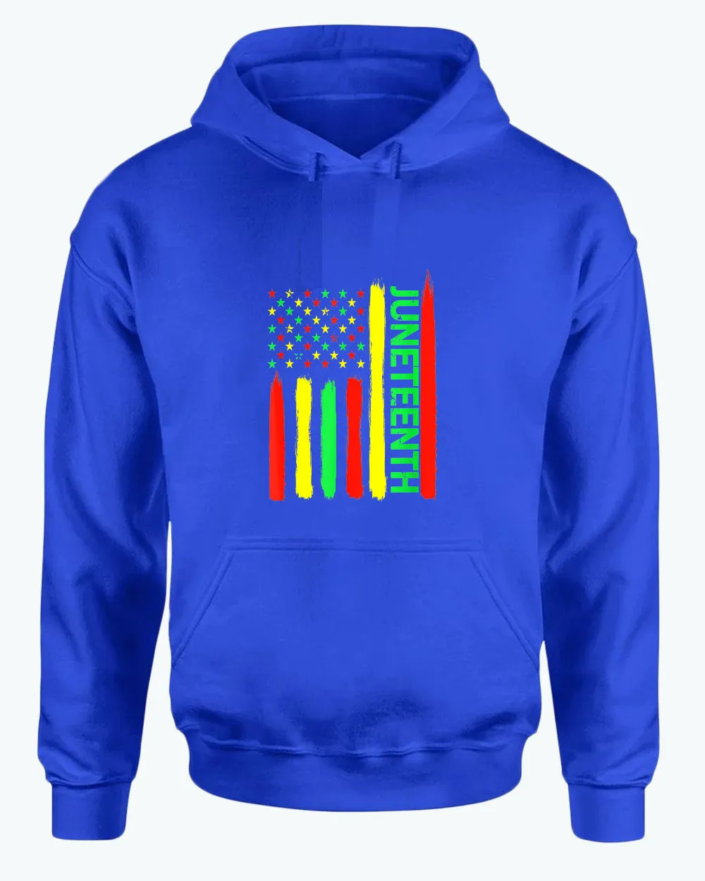 Juneteenth American flag hoodie