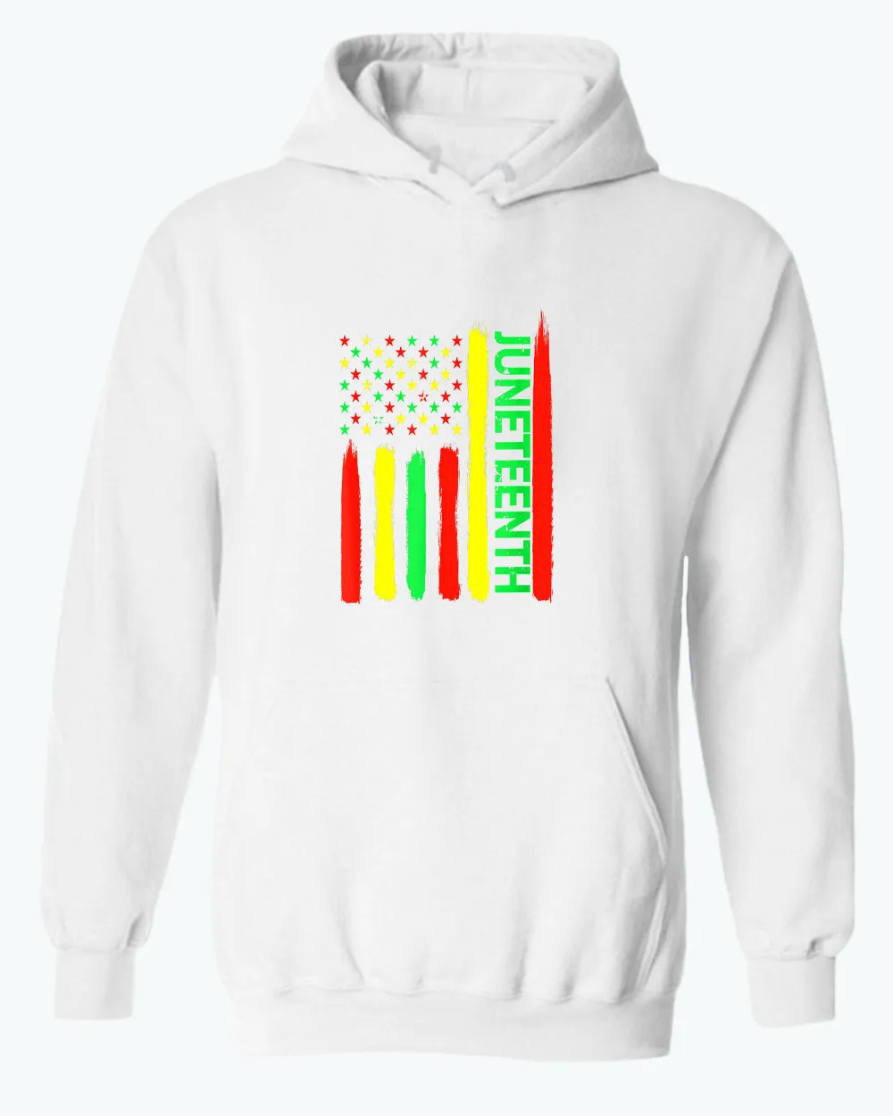 Juneteenth American flag hoodie