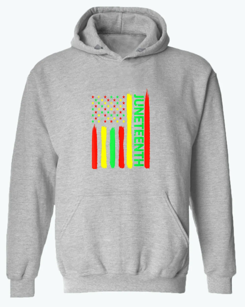 Juneteenth American flag hoodie