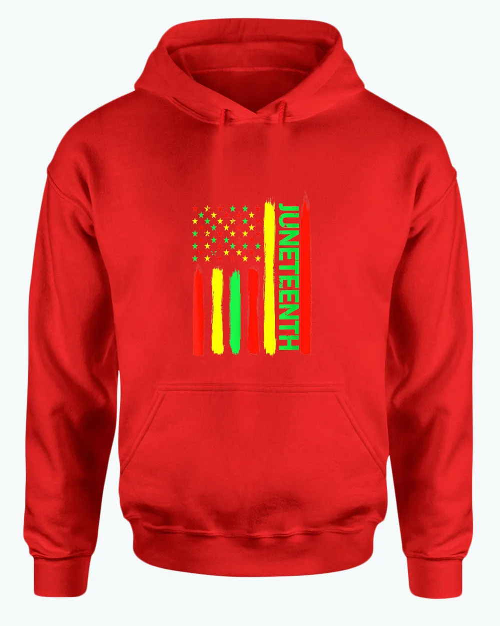 Juneteenth American flag hoodie