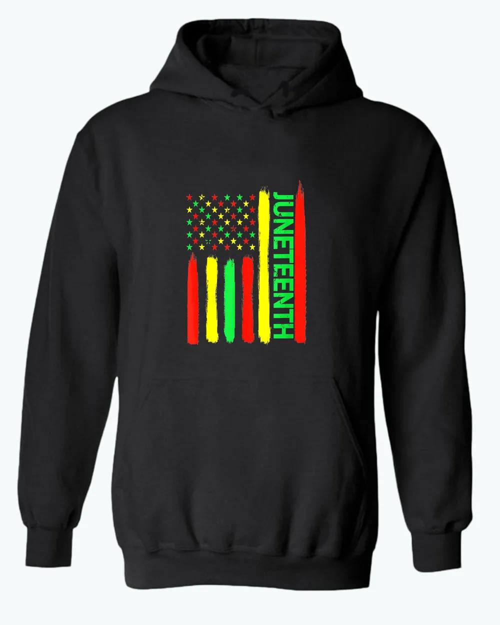 Juneteenth American flag hoodie