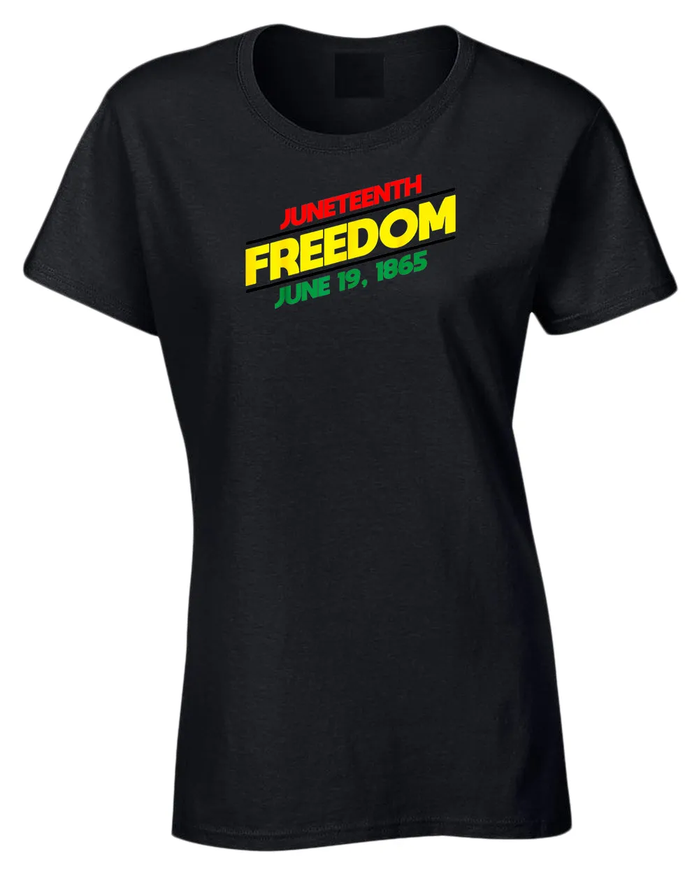 Juneteenth freedom t-shirt dash design