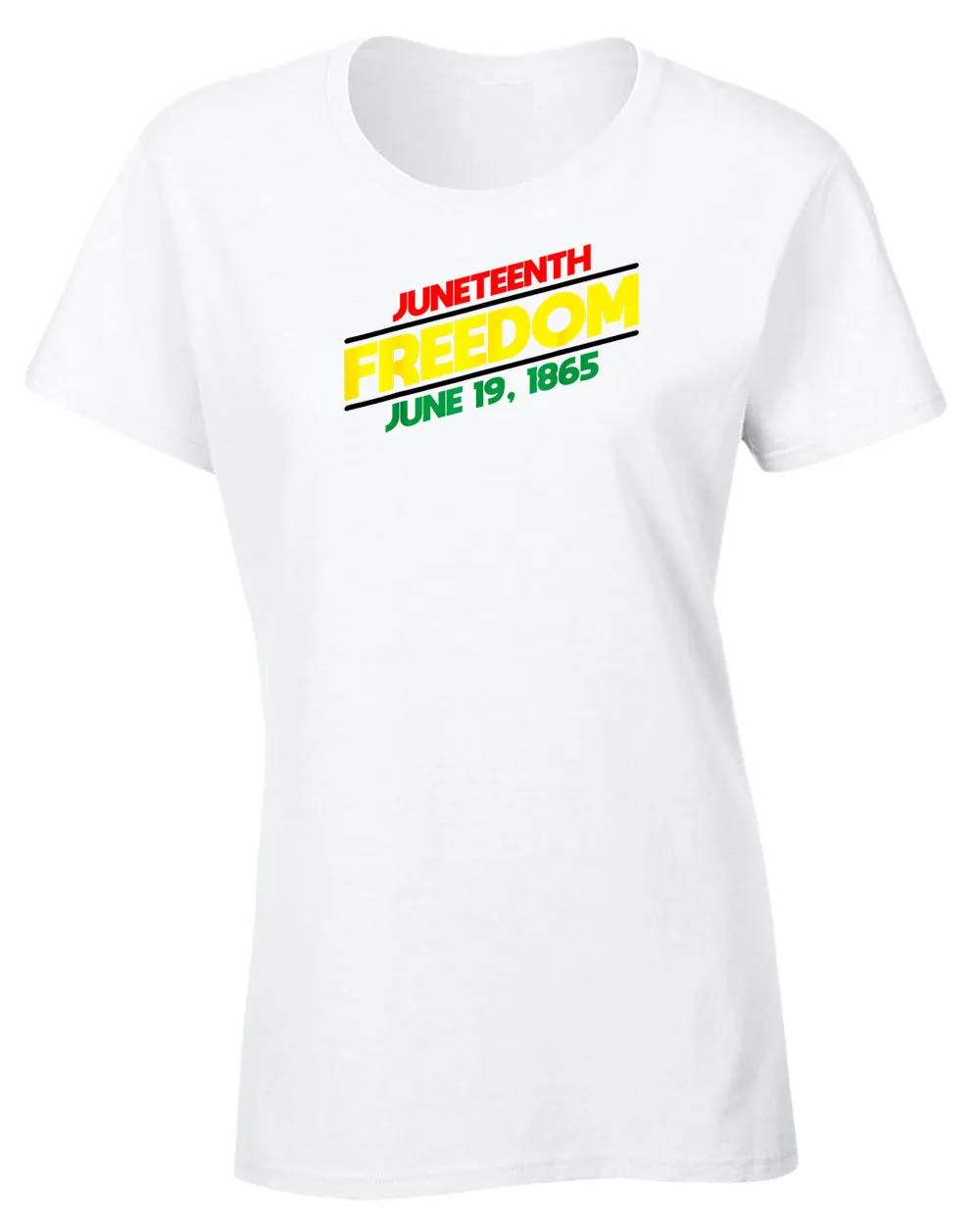 Juneteenth freedom t-shirt dash design