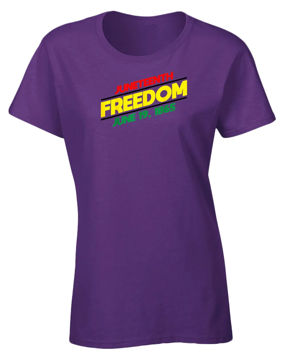 Juneteenth freedom t-shirt dash design
