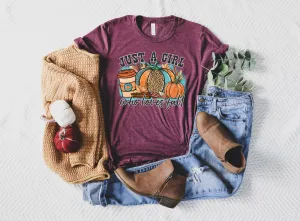 Just A Girl Who Loves Fall Shirt | Fall Shirt | Unisex Crew