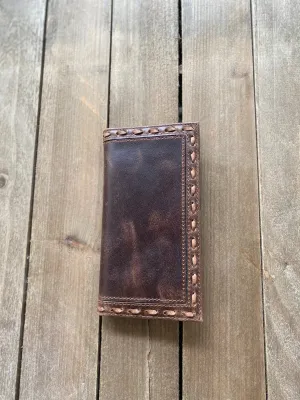 Justin's Men's Rodeo Wallet Whip Stitch