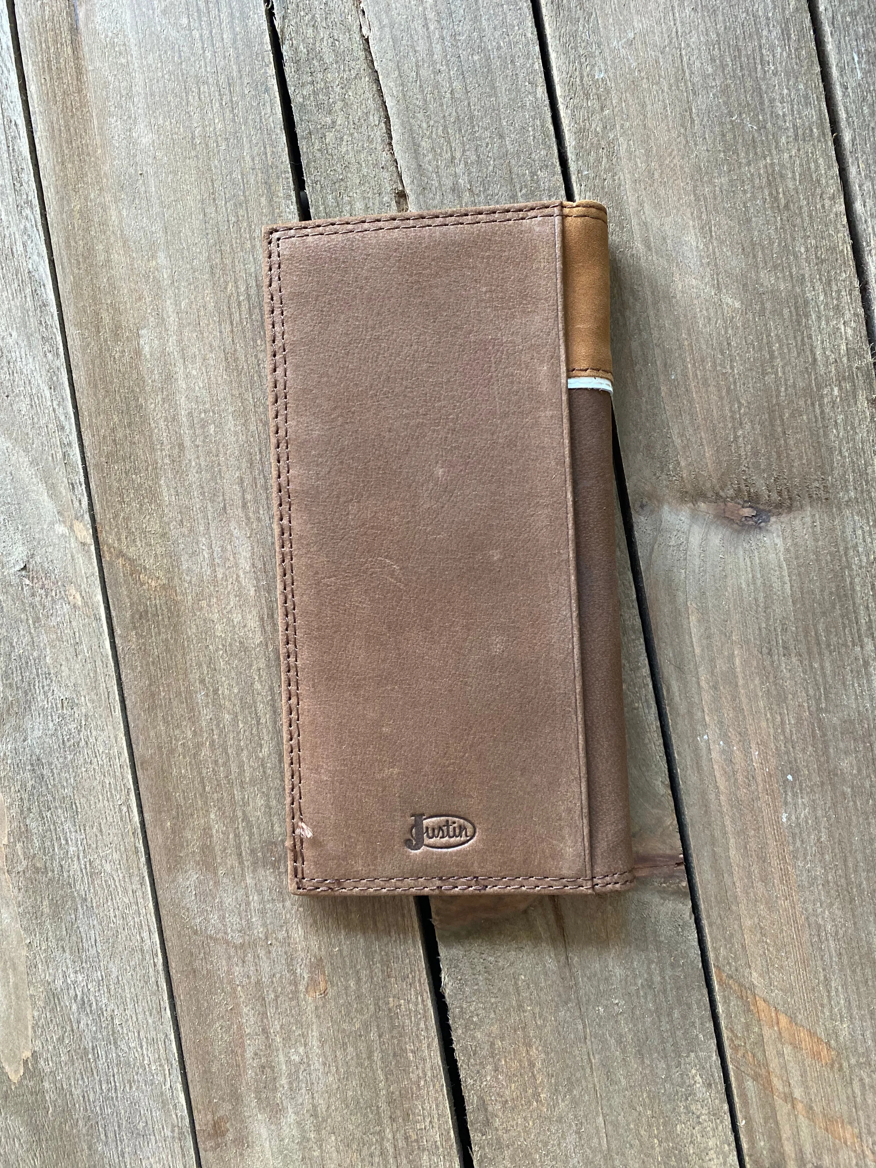 Justin's Rodeo Wallet Yoke With USA Flag