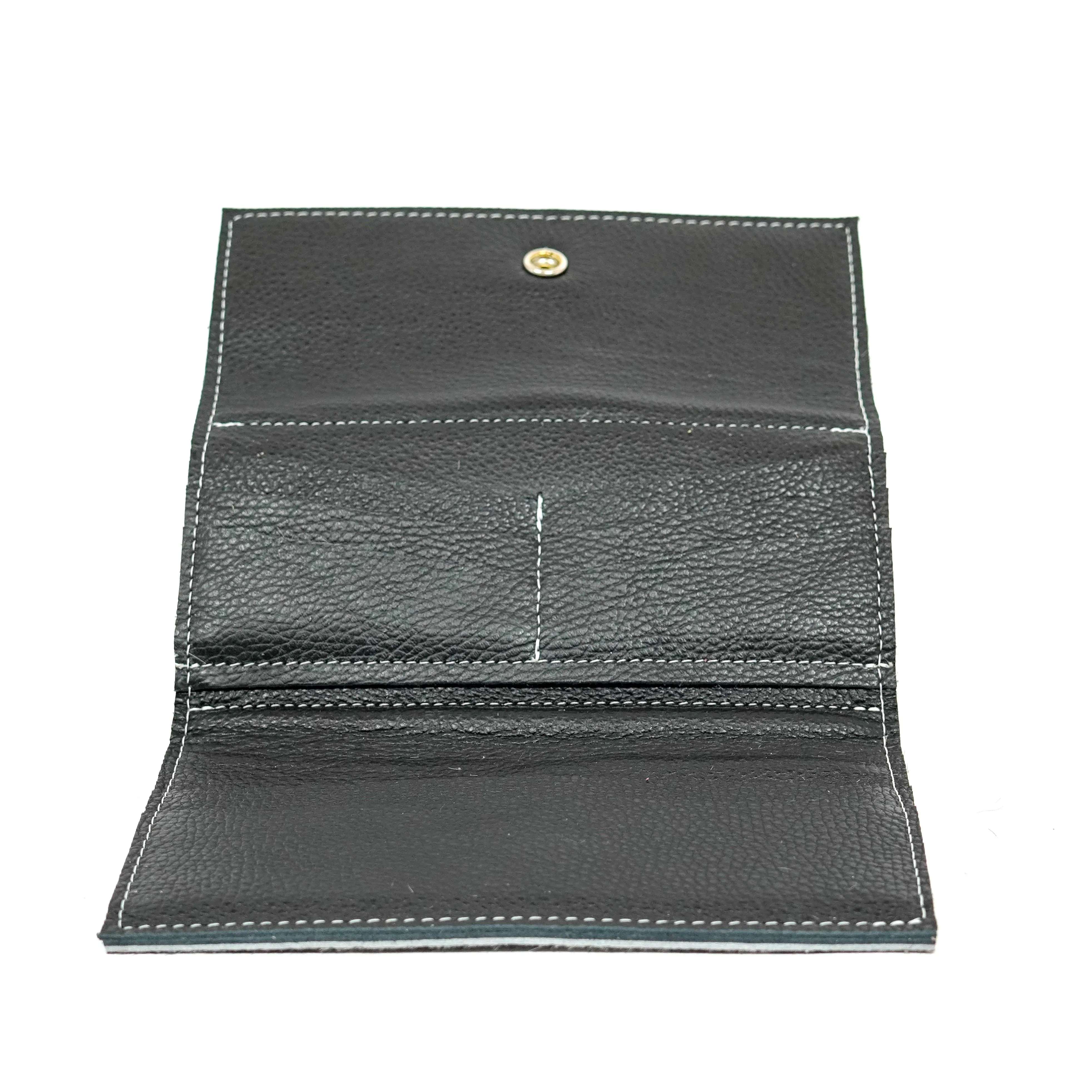 Kacey Wallet - Salt/Pepper w/ Onyx Aztec