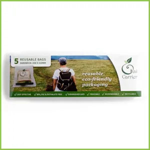 Kai Carrier Reusable Sandwich Bags (5 pack)