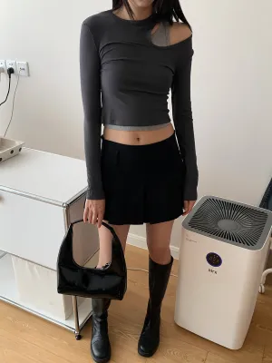 Korean clavicle Tops
