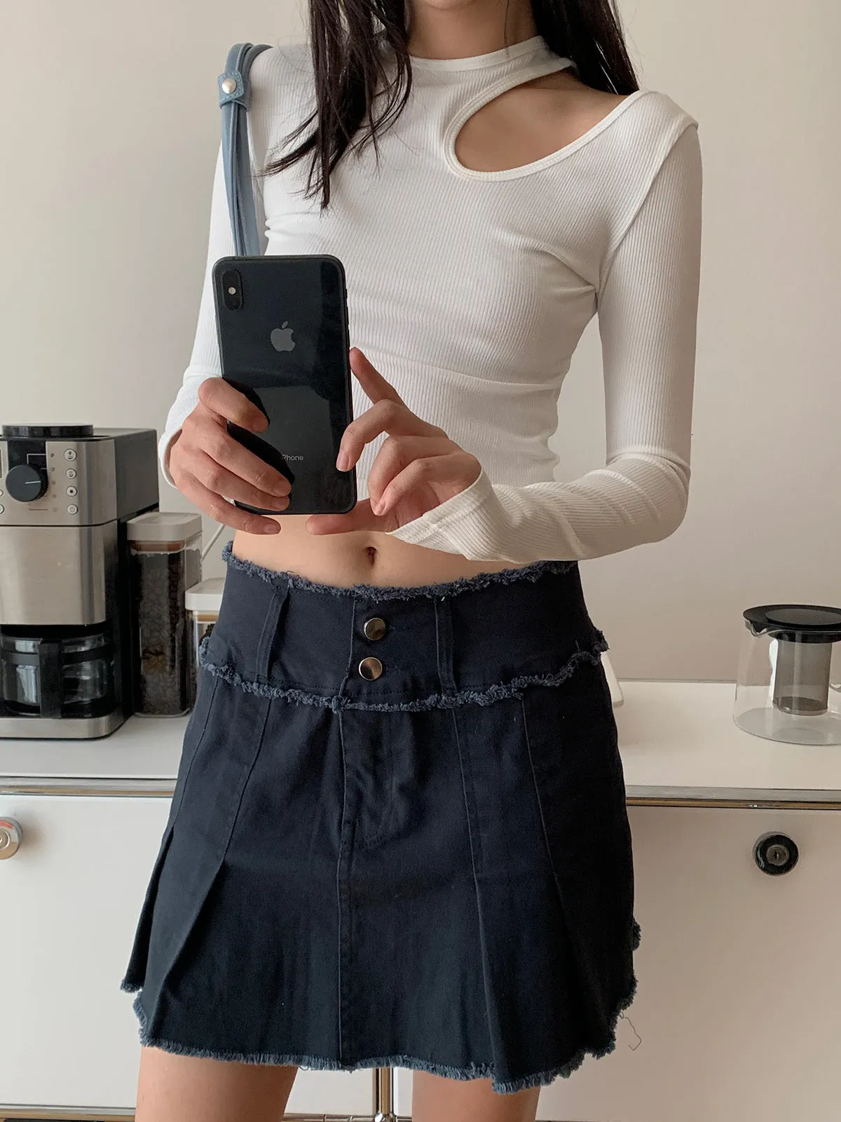 Korean clavicle Tops