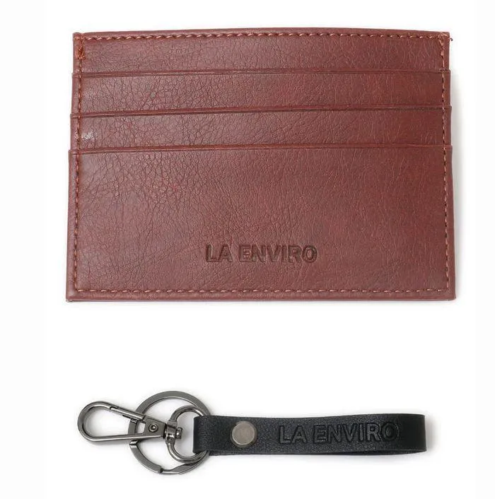 La Enviro Avoca Minamalist Unisex Card Holder Dark Brown