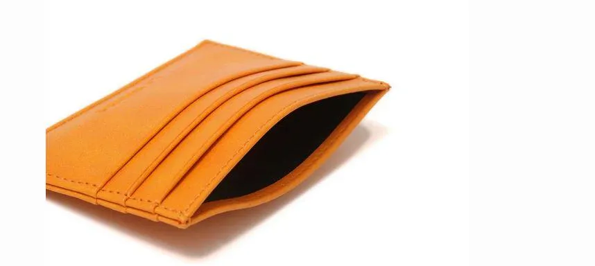 La Enviro Avoca Minamalist Unisex Card Holder Orange