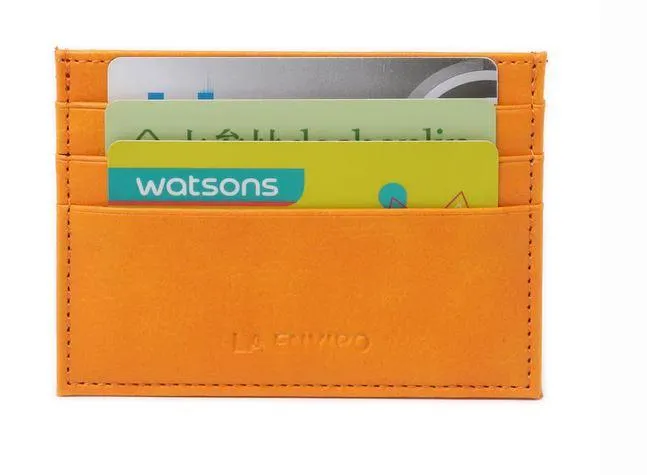 La Enviro Avoca Minamalist Unisex Card Holder Orange