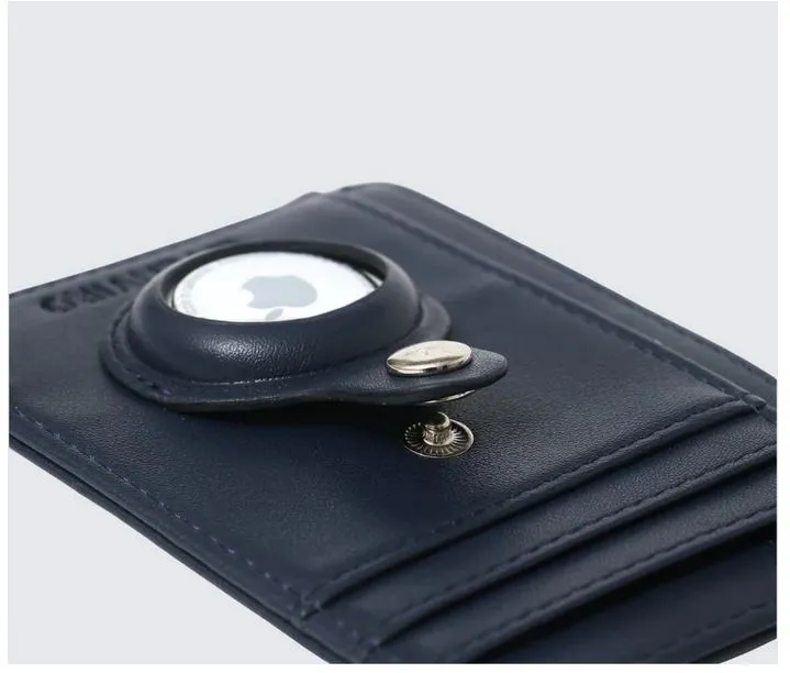 La Enviro Braddon Airtag Card Holder - Blue