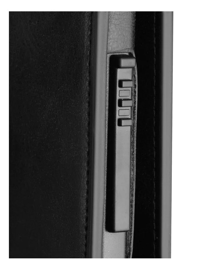 La Enviro Minimalist Unisex Vegan Leather Wallet Black