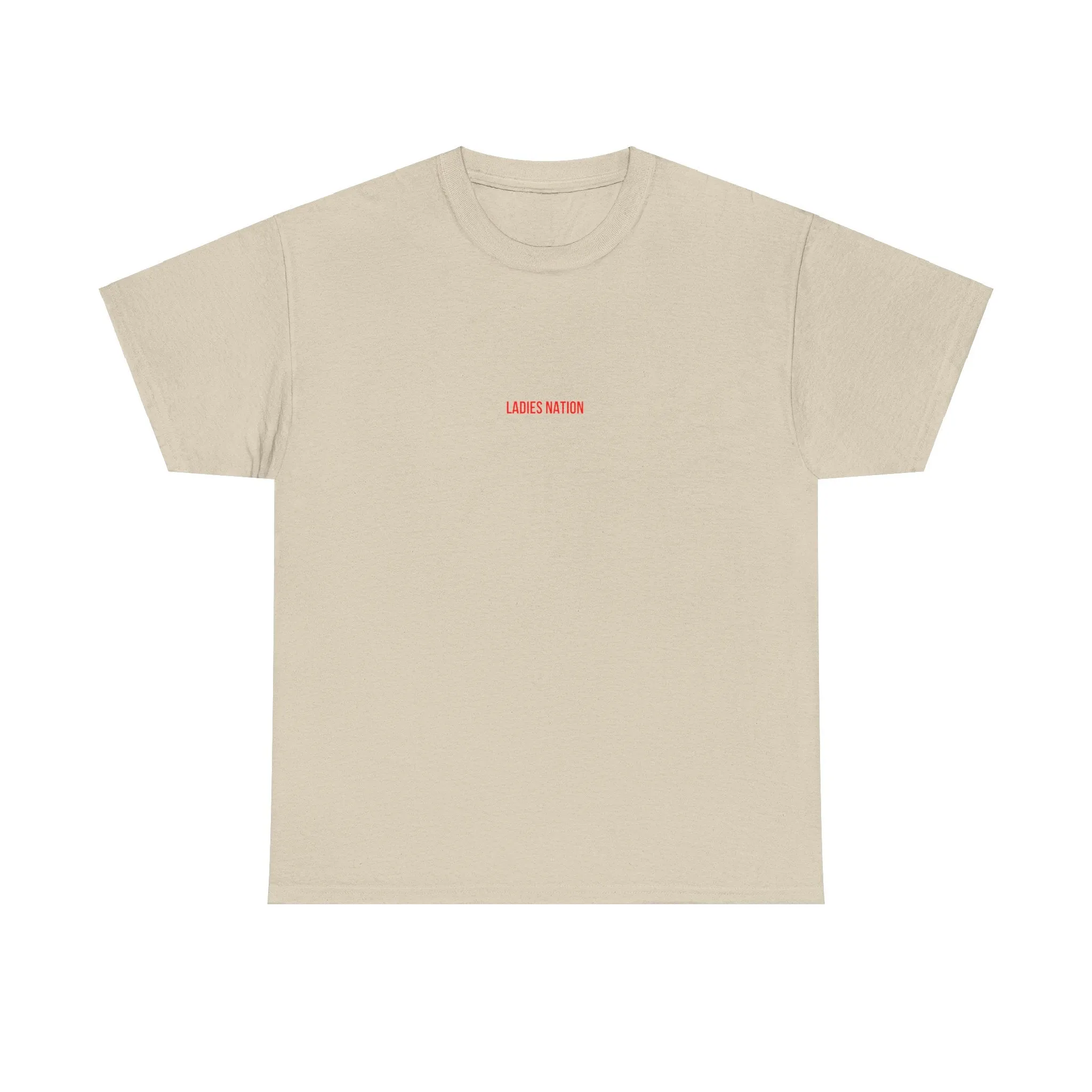 Ladies Nation T-Shirt Ice Sand