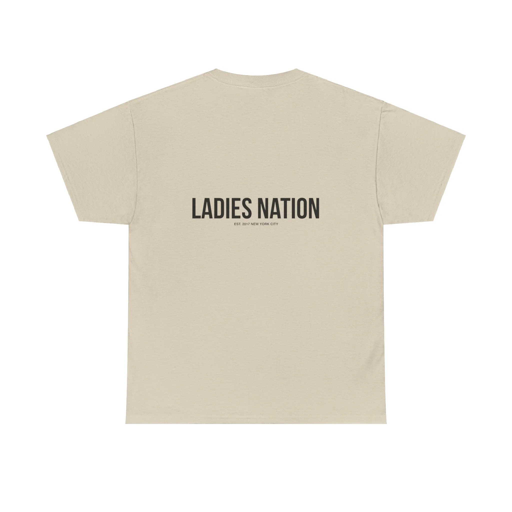 Ladies Nation T-Shirt Ice Sand