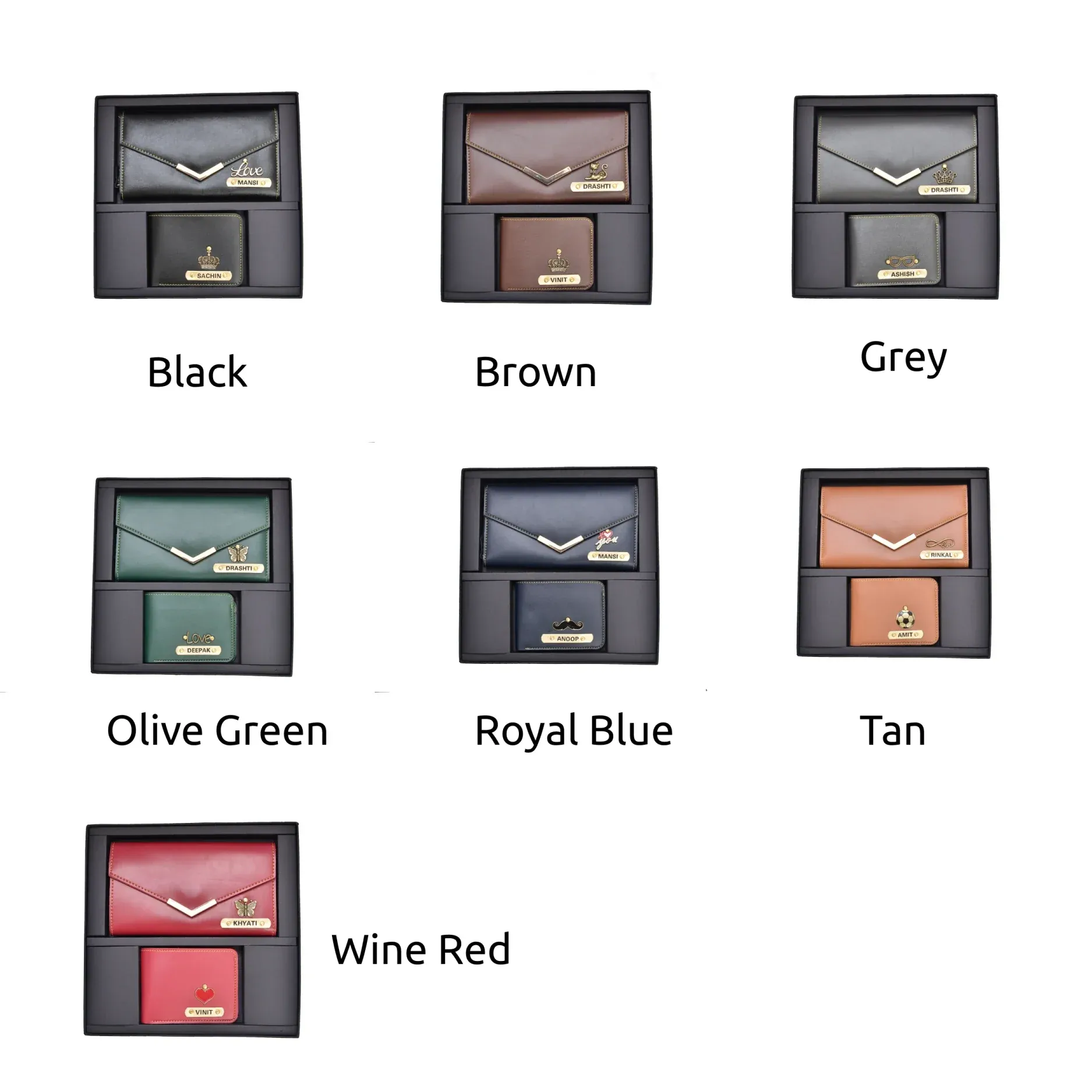 Lady Wallet   Men's Wallet (Couple Gift 1) - Royal Blue