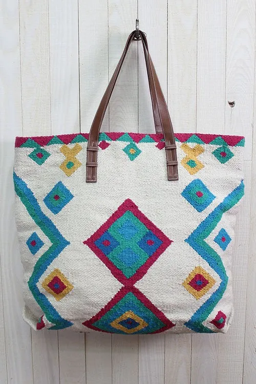 Large Geo Tribal Tote bag