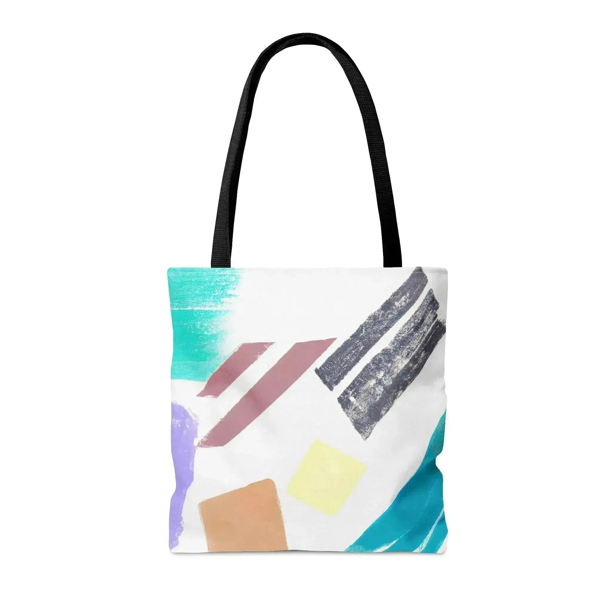 Large Tote Bag Pastel Pattern
