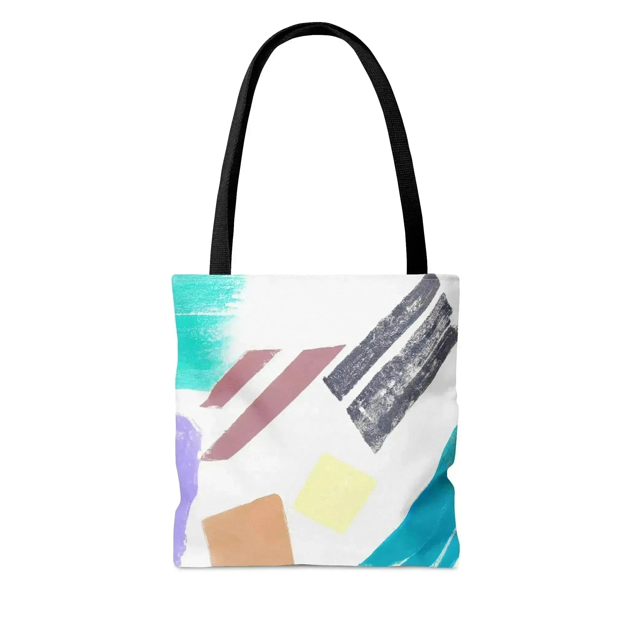 Large Tote Bag Pastel Pattern