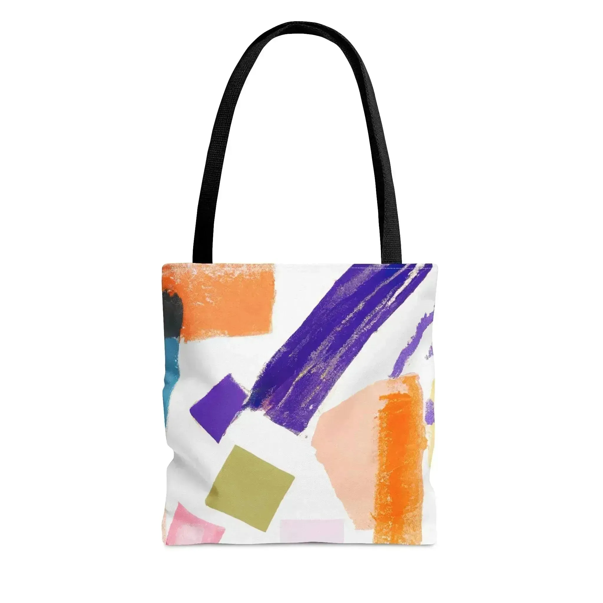 Large Tote Bag Pastel Pattern
