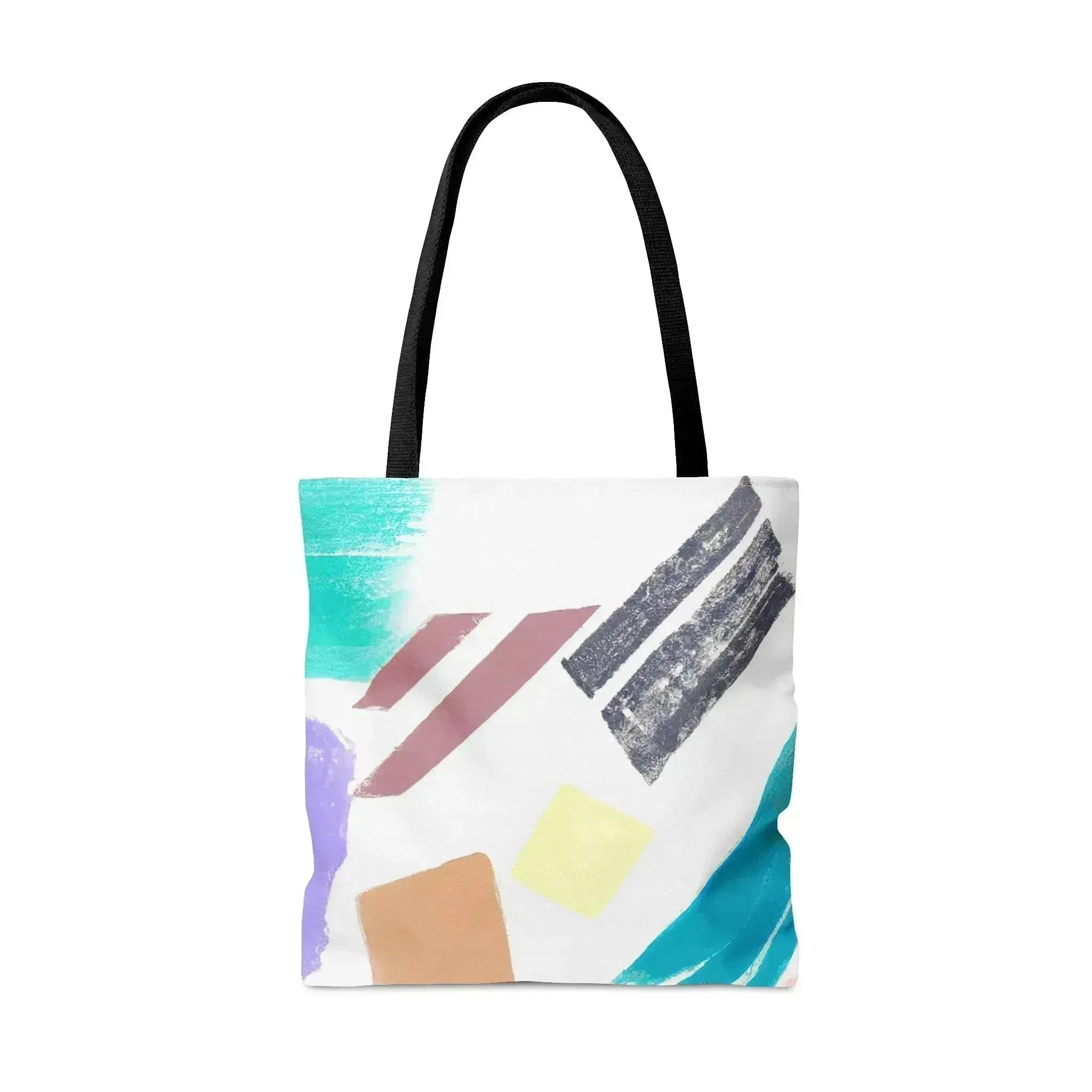 Large Tote Bag Pastel Pattern