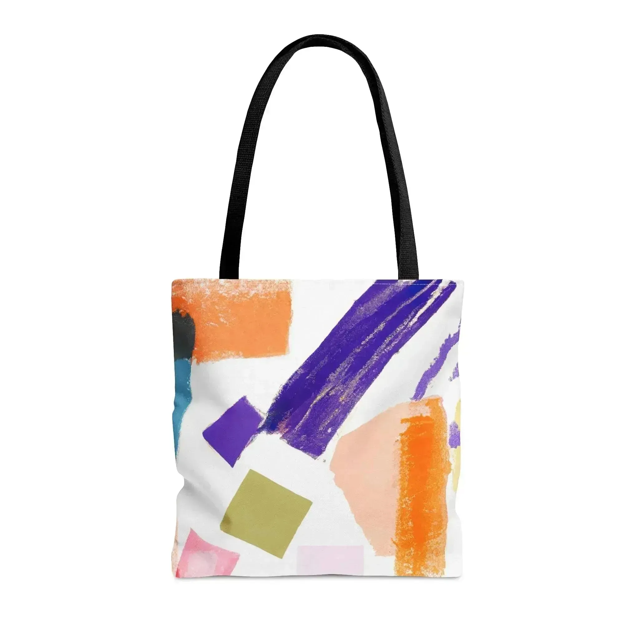 Large Tote Bag Pastel Pattern