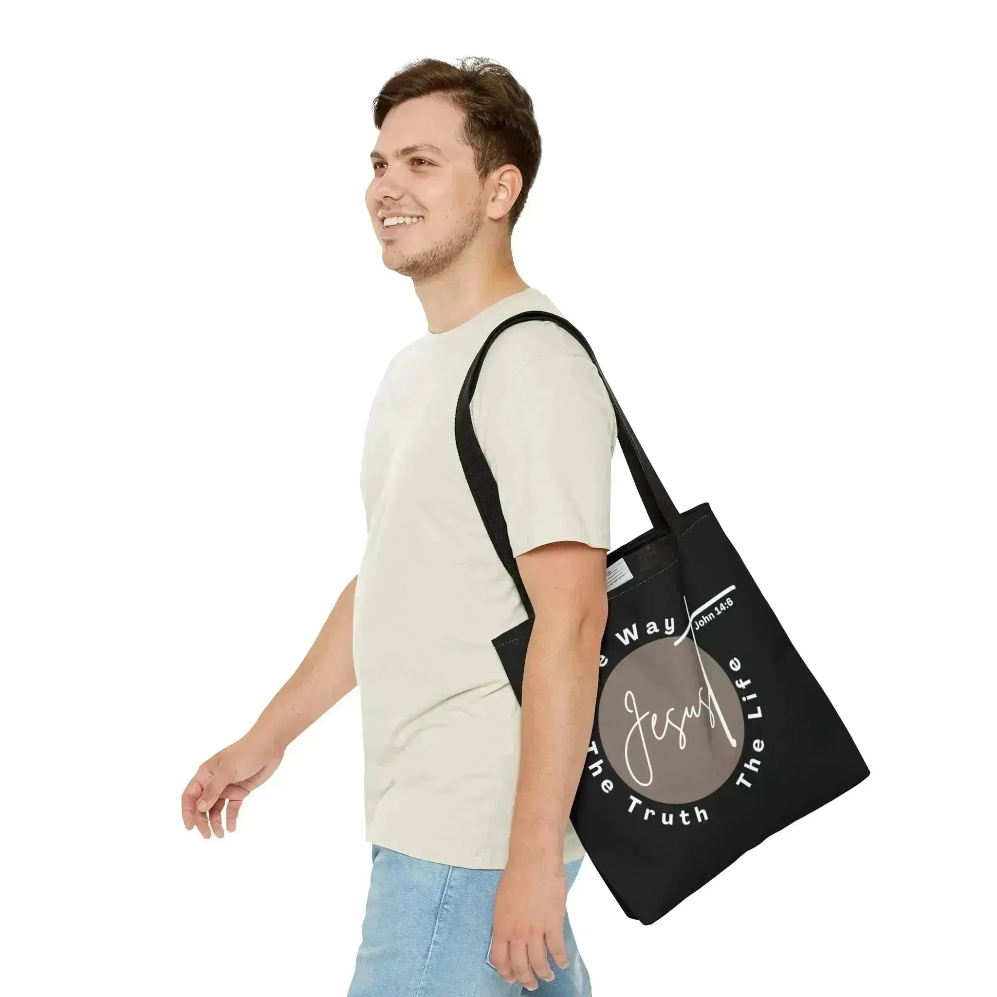 Large Tote Bag the Truth the Way the Life