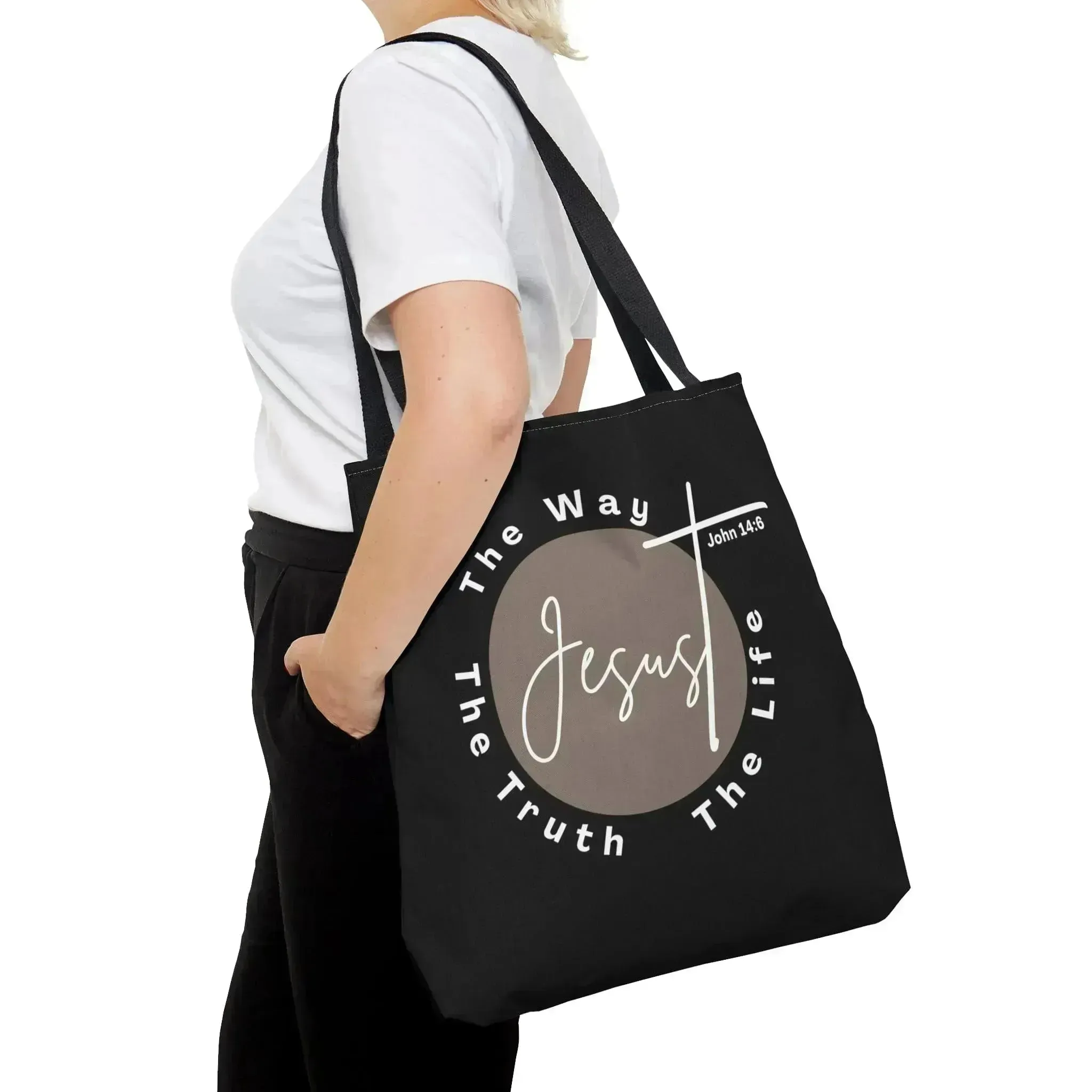 Large Tote Bag the Truth the Way the Life