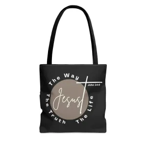 Large Tote Bag the Truth the Way the Life
