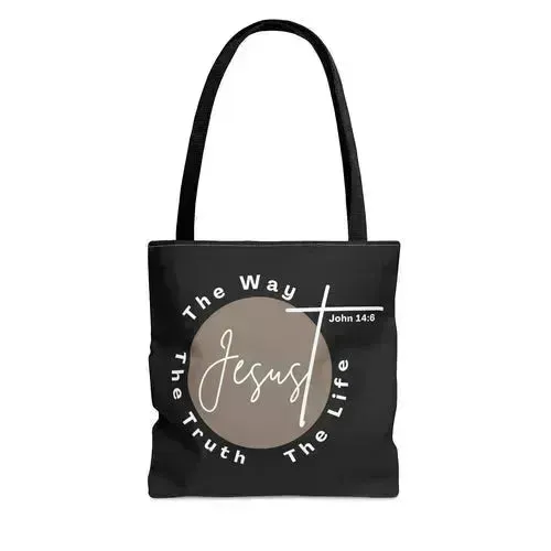 Large Tote Bag the Truth the Way the Life
