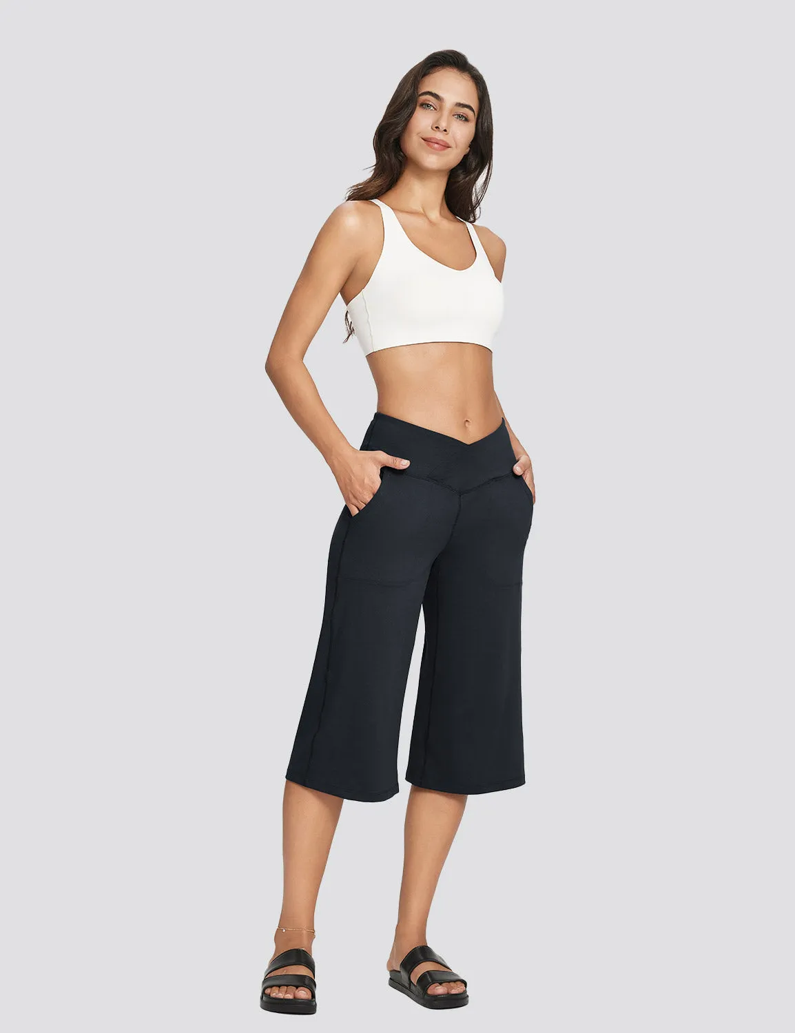 Laureate Crossover High Rise Wide-leg Pants