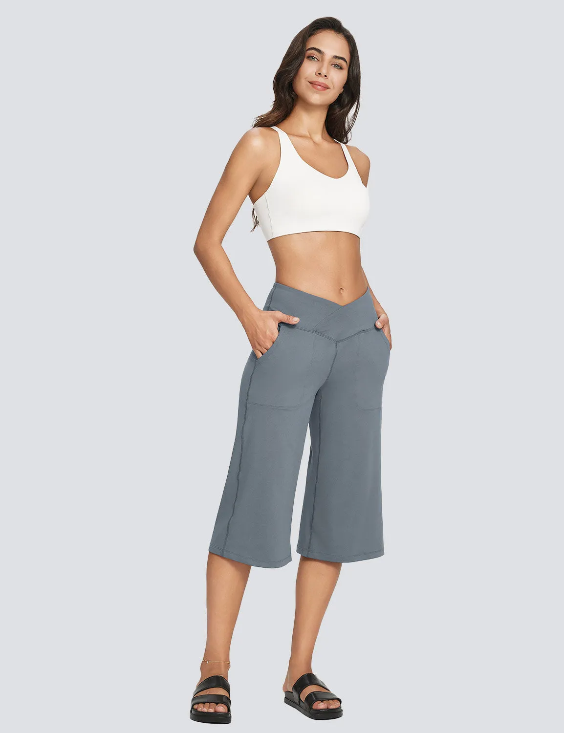 Laureate Crossover High Rise Wide-leg Pants