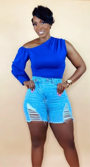 LAVISH TOP (ROYAL BLUE)