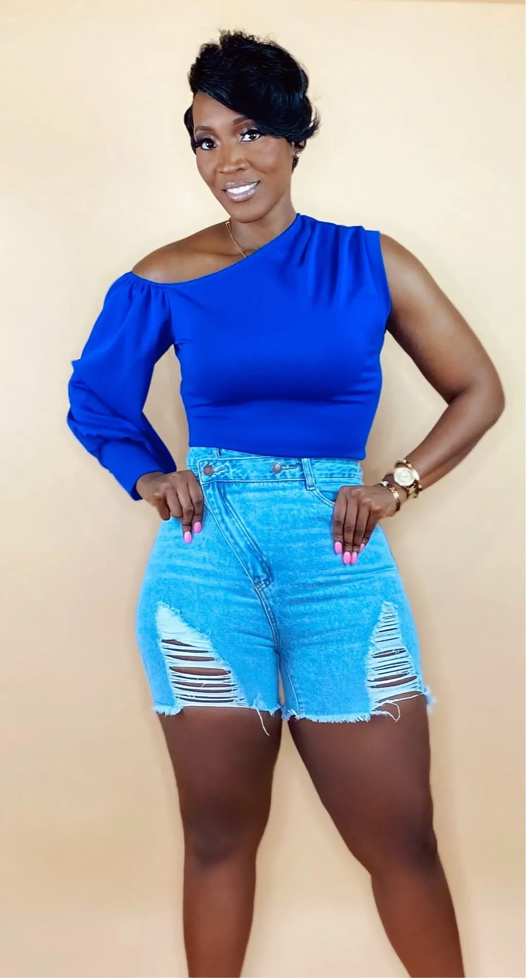 LAVISH TOP (ROYAL BLUE)